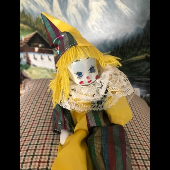 Rare Vintage 1970’s Hand Painted Clown Collectible - Picture 8 of 15